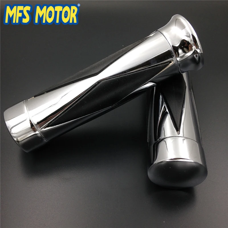 

Motorcycle 1''Hand Grips for Softail Cross Bones Deuce Rocker CHROME