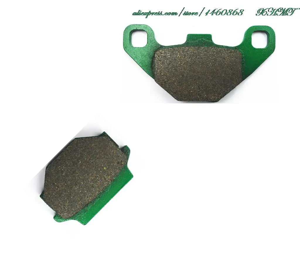 Тормозной башмак колодки Набор для Kawasaki Kle400 Kle500 Kle 500 400 1991& Up/Kle600 Kle 600 1992& Up/Ex250 Ex 250 H1-H2 1990 и выше - Цвет: Carbon Rear Pads
