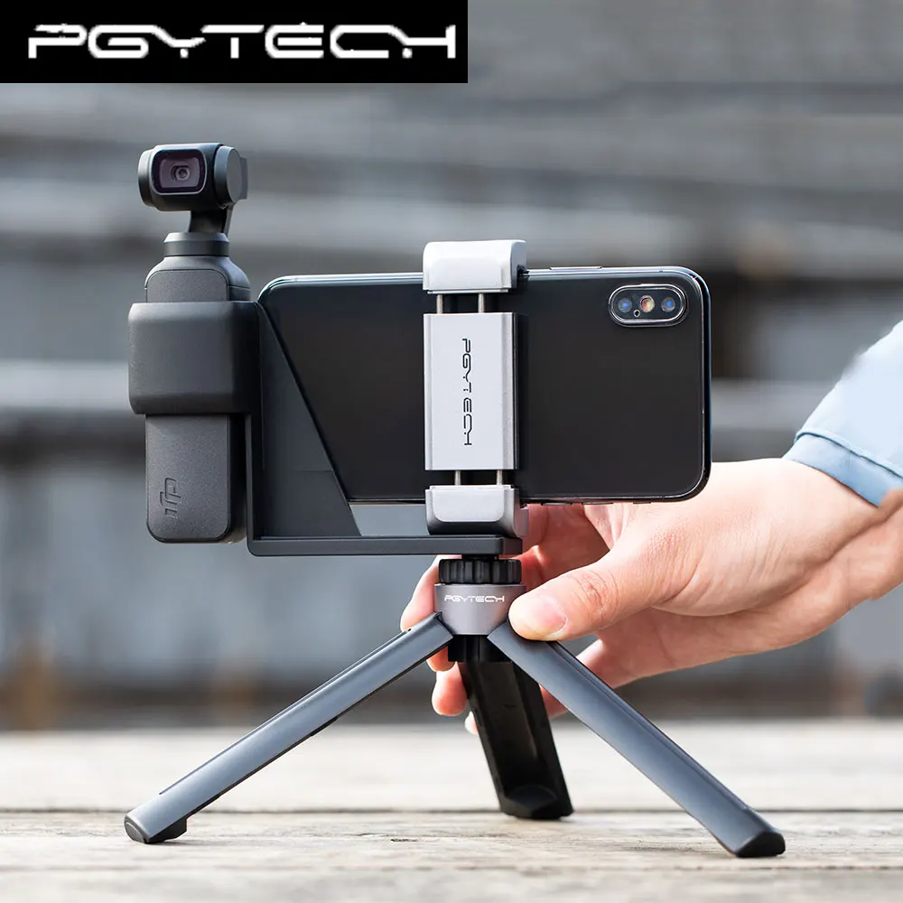 PGYTECH штатив с мини ручкой для DJI OSMO Pocket/GoPro/Action camera 1/4 резьбовой порт для расширения
