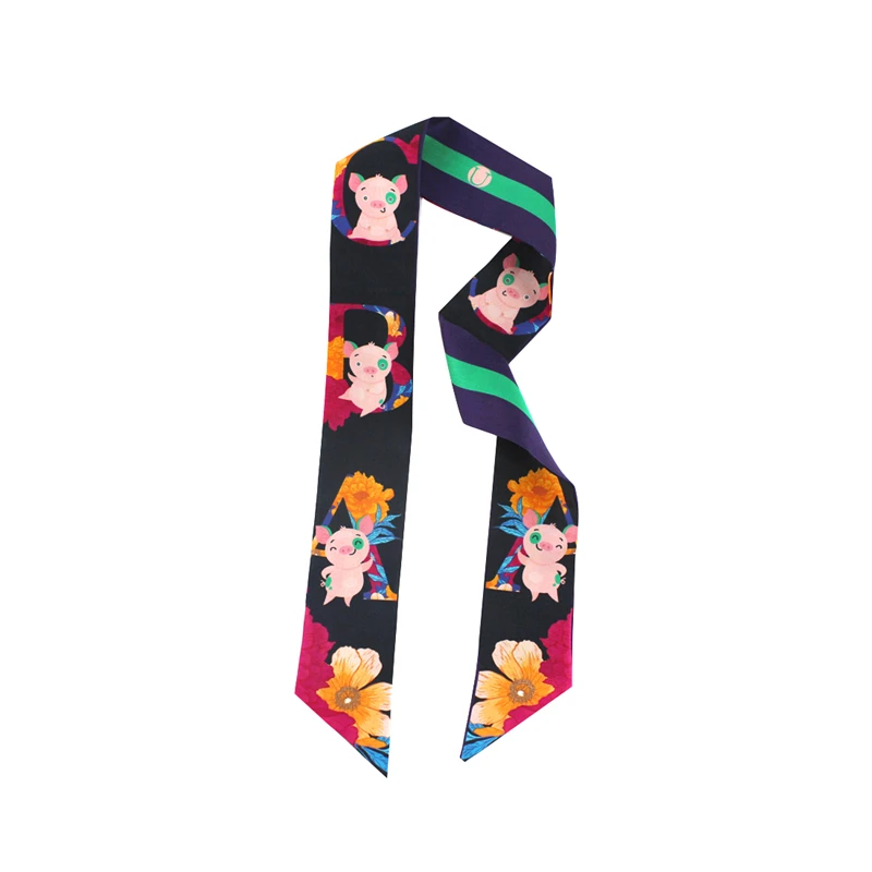 [XiuKe] шарфы 2019 Новый Модный женский элегантный шелковый шарф с двусторонней