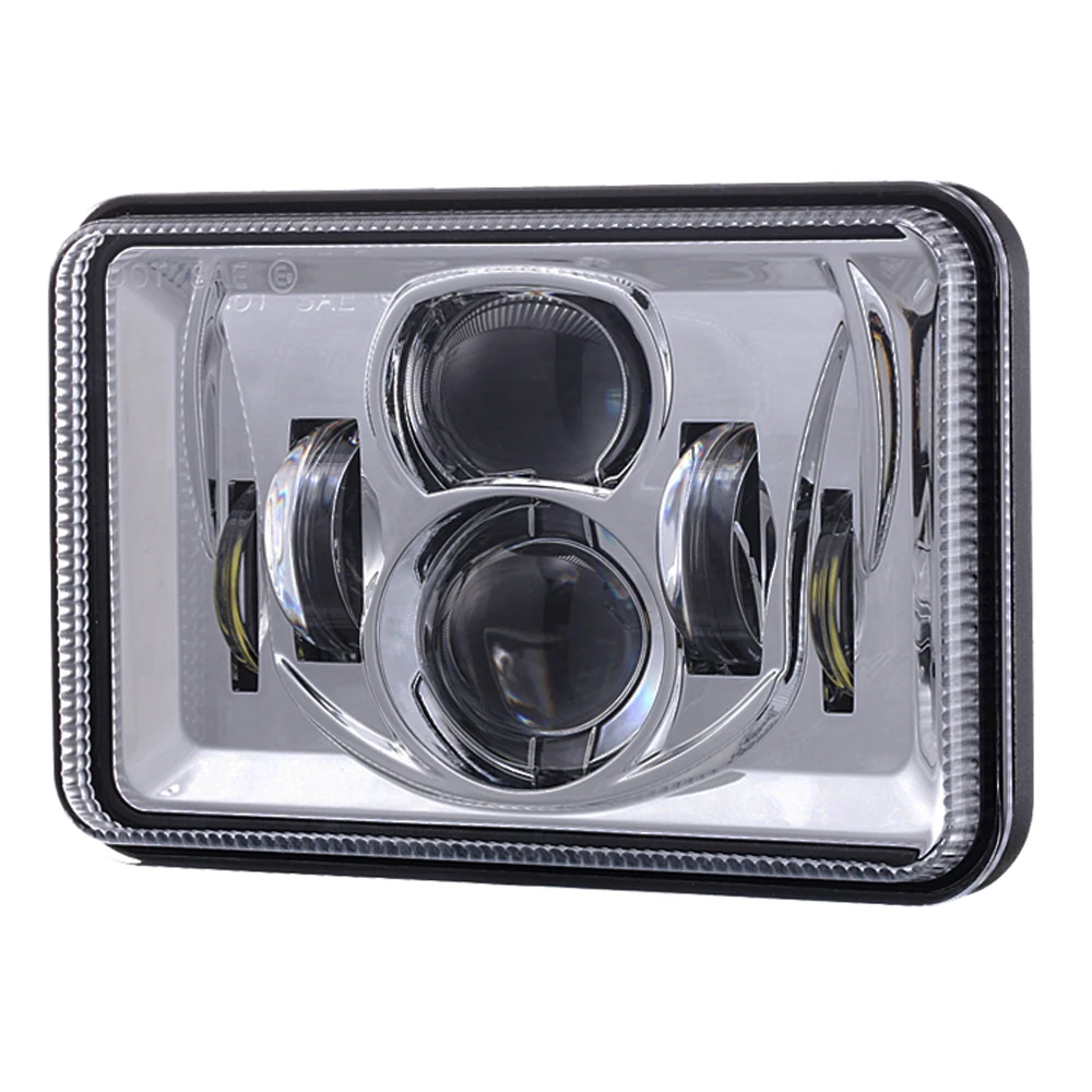 4&quotx6&quot Projector Headlight Square LED Headlamp for jeep cherokee xj car truck round dr turn signal | Автомобили и