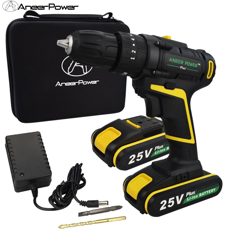 25 в плюс Ударная дрель отвертка электроинструменты ручной инструмент