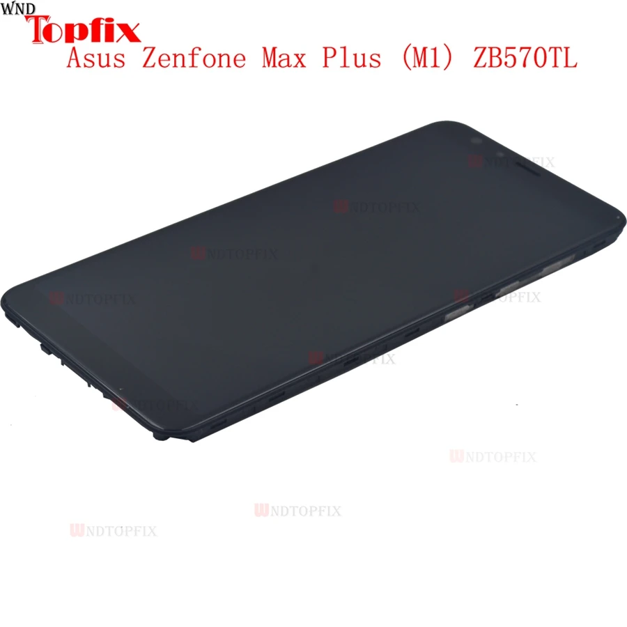 ЖК-дисплей 5 7 дюйма для Asus Zenfone Max Plus M1 ZB570TL X018DC сенсорный экран дигитайзер с рамкой