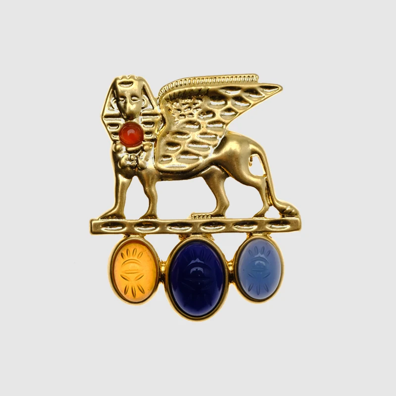 Бутик аморта животное Золотой летающий тигр броши|brand brooch|brooch brandbrooch designer |