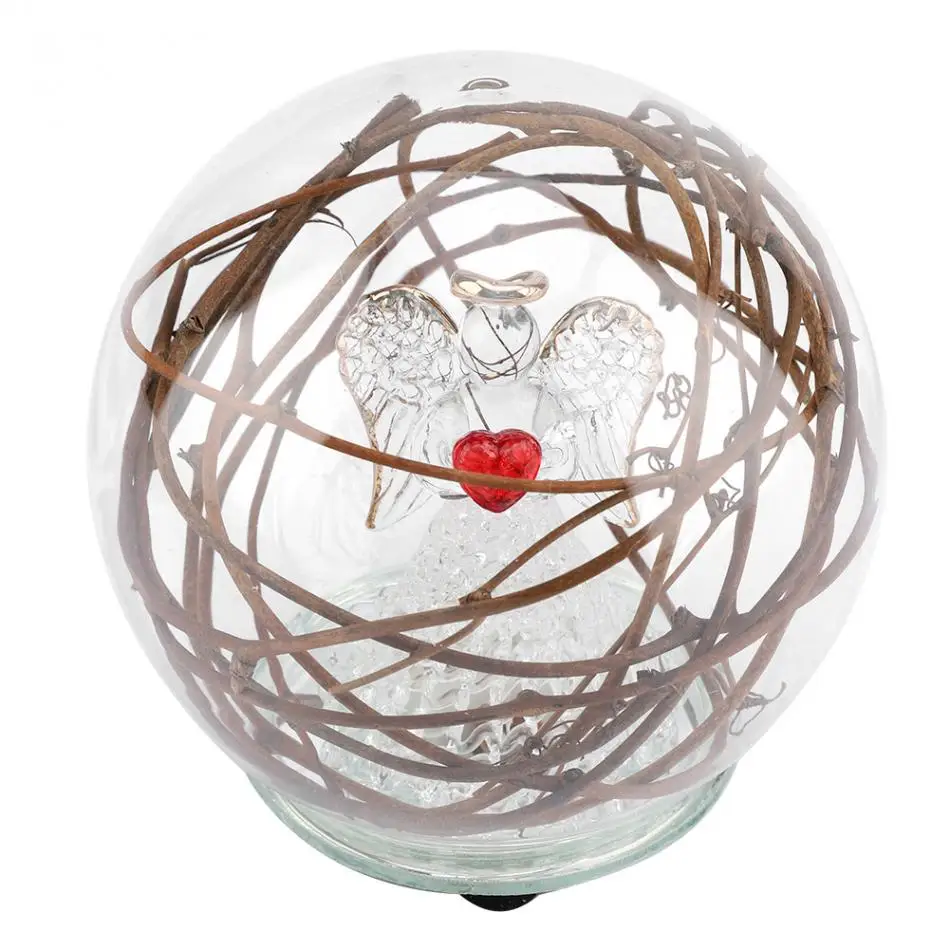 Новое поступление Рождество Ангел Модель стекло мяч светодиодный светодиодные лампы офис Декор день рождения праздник дети подруга подарки