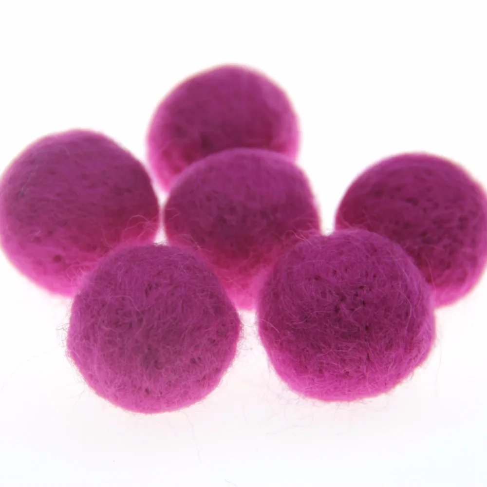 5 шт. 30 мм красочный круглый шарик из шерстяного войлока s Pom Poms набор сделай сам