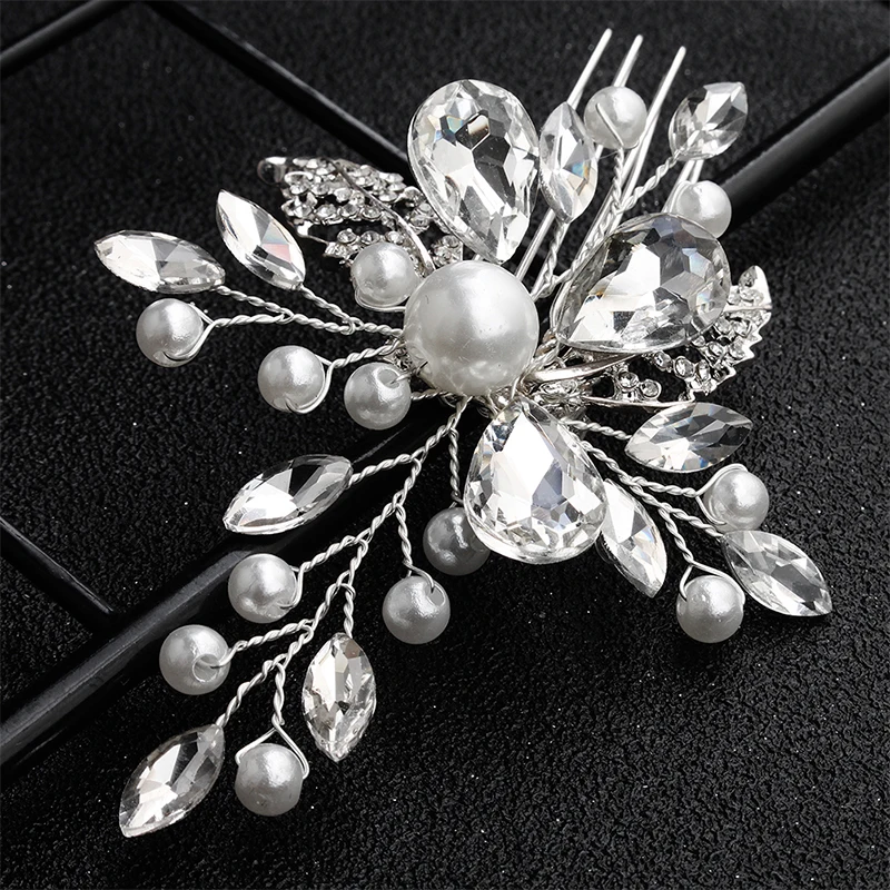 Новейшая мода гребень для волос с кристаллами Свадебные аксессуары украшения