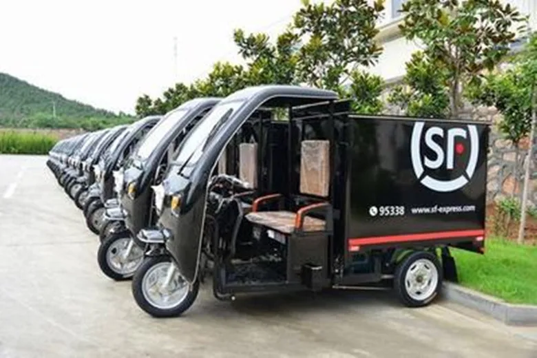 TJ-DKC-SF-60V-20AH-1000W-Tricycle passenger cabinet freight electric tricycle with food fruit plate | Спорт и развлечения