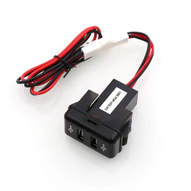Зарядное устройство с двумя USB-портами 24 В постоянного тока адаптер для VOLVO truch