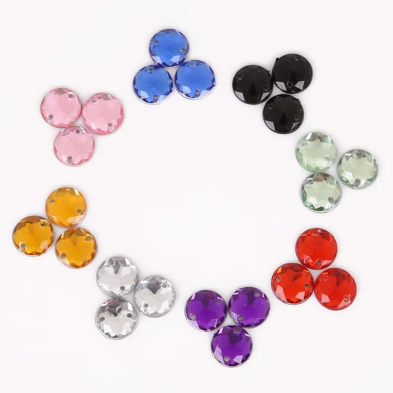 Новое поступление! Круглый акриловый рожок с двумя отверстиями 6/12 мм | Украшения