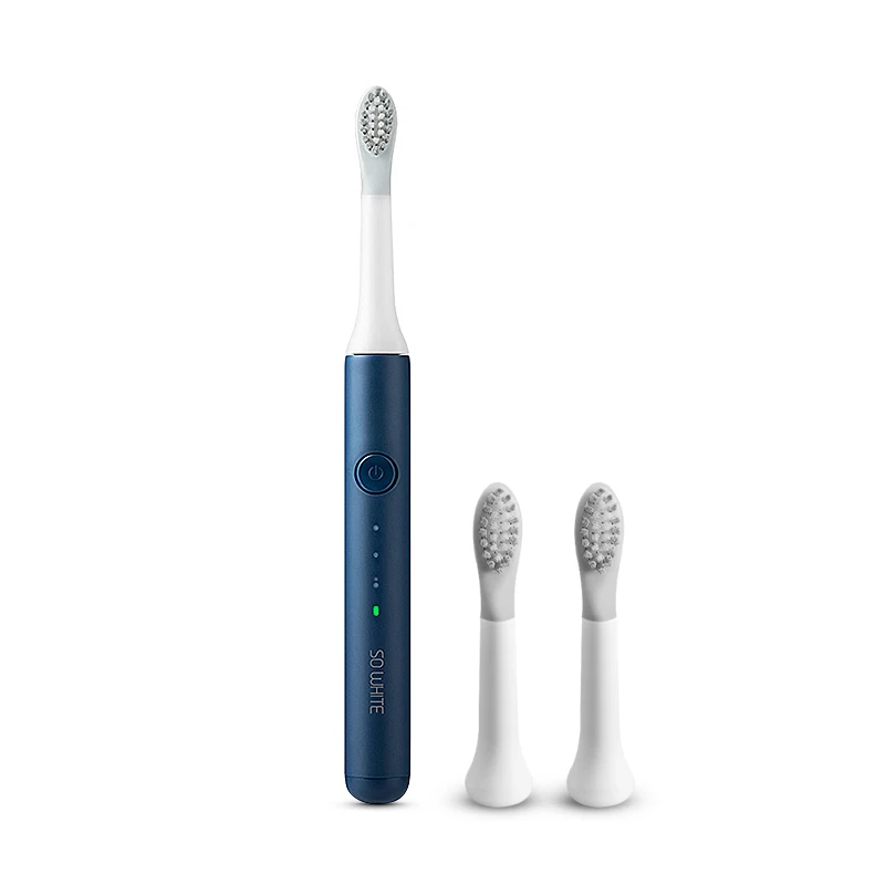 SOOCAS SO WHITE EX3 перезаряжаемая электрическая звуковая зубная щетка USB перезаряжаемая зубная щетка Автоматическая Глубокая чистка водонепроницаемая - Цвет: blue add head