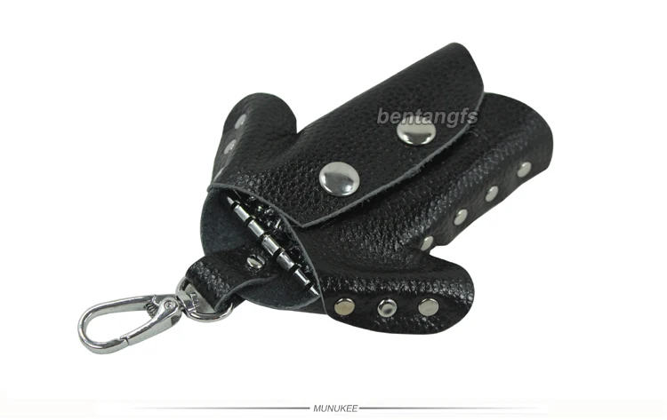 Индивидуальный Модный женский и мужской чехол для ключей из 100% натуральной кожи