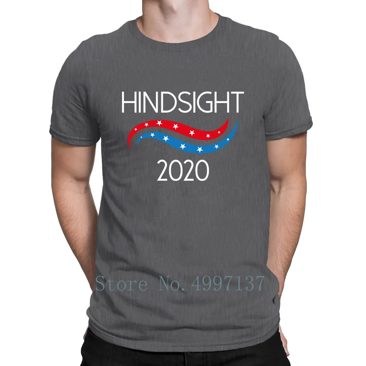 Hindsight 2020 летняя футболка унисекс трикотажная Женская удобная свободная семейная