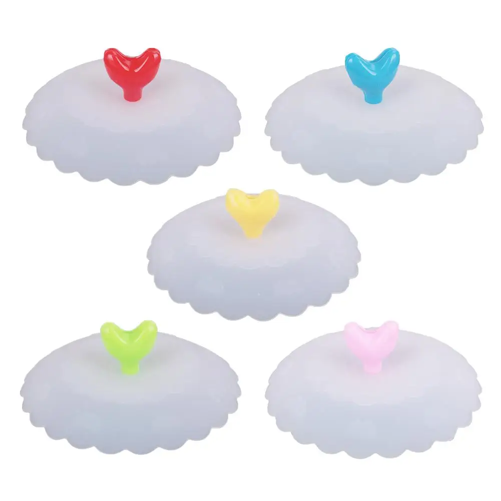 

Creative Cup Cover Silicone Heart Cup Cover Mug Dustproof Tool Home Decoration Mug Accessories Water Cup Cover Office Dustproof