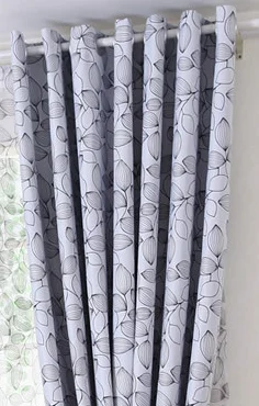 cloth curtain MYRU новые корейские свежие черные цветы затенение занавески двухсторонняя ткань занавески для спальни и гостиной - Цвет: cloth curtain