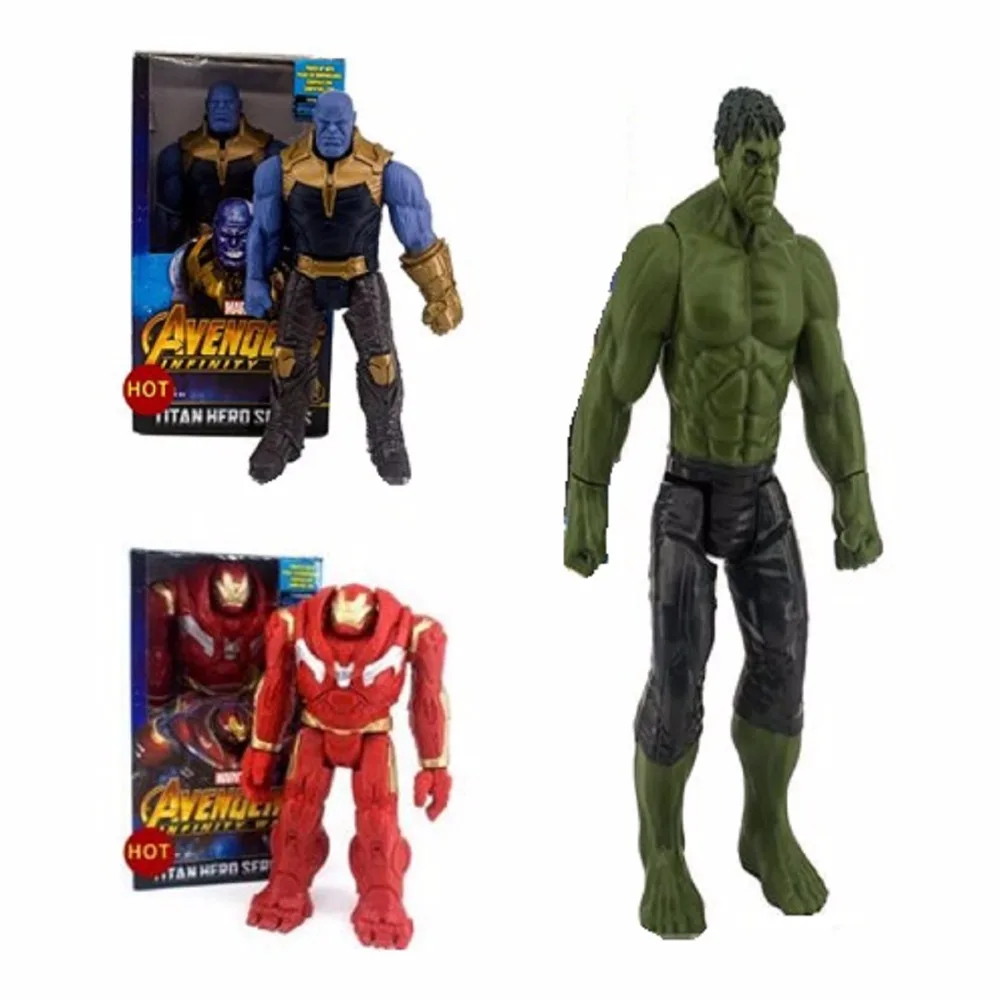Титановый герой серии Marvel Мстители 3 бесконечные войны танос фигурку игрушки ПВХ