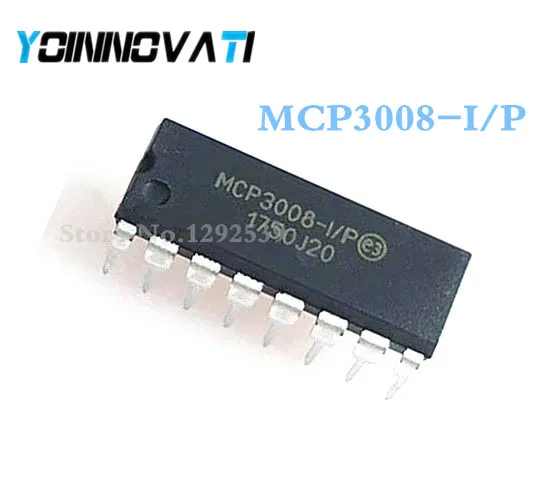 2 шт./лот MCP3008 I/P DIP 16 IC лучшего качества|Интегральные схемы| |