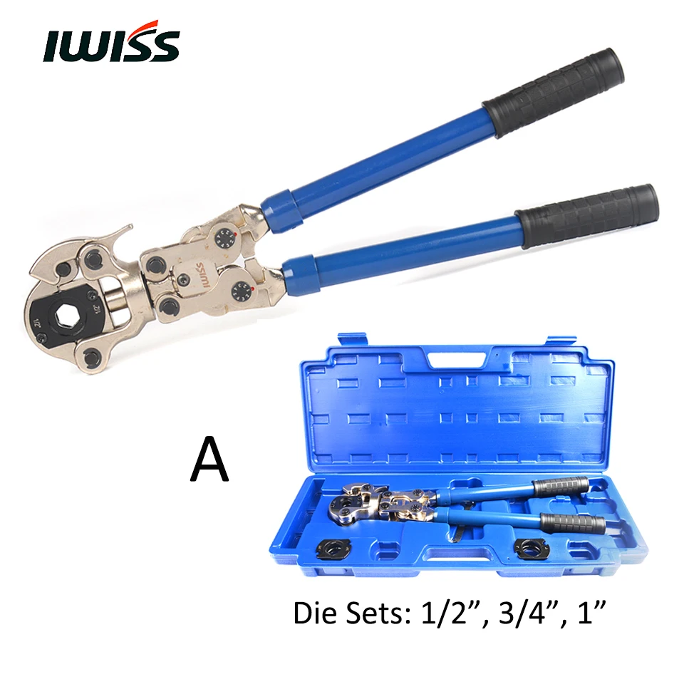 IWISS IWS-1632AF Медь фитинг Пресс инструмент трубы для прессовочной машины ручные Обжимные Щипцы 15/18/22/28 мм& 1/" 3/4" 1"