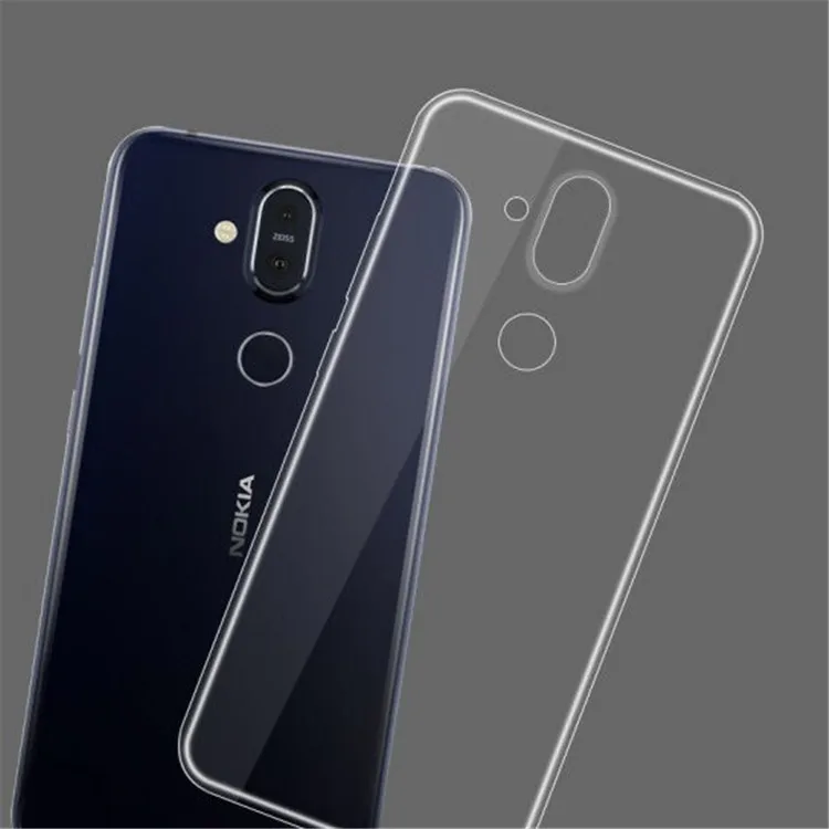 Для Nokia 8 1 чехол 2018 ультра тонкий прозрачный мягкий TPU TA-1119 TA-1128 Phoenix Nokia8.1 |