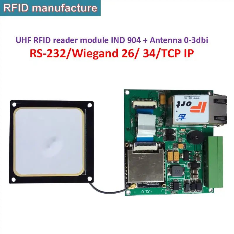 Большой радиус действия 1 15 м UHF RFID ридер модуль rs232/Wiegand/USB rfid uhf с высоким