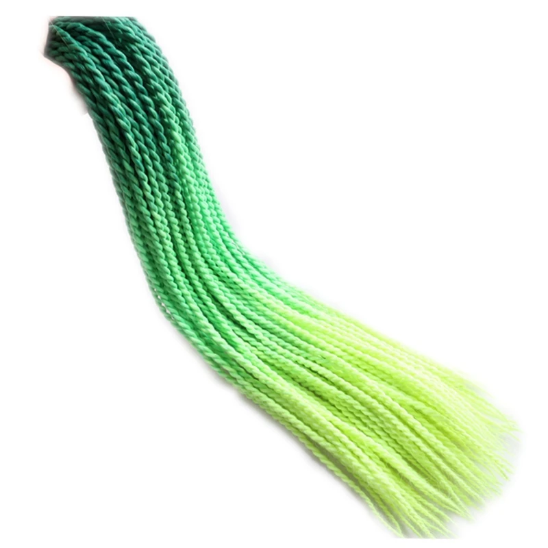 Desire for hair, 1 упаковка, 24 дюйма, 100 г, 24 пряди, Омбре, цвет, предварительно петля, вязанные, синтетические, 2X тонкие, Сенегальские, скрученные, косички для волос - Цвет: T1B/4/27