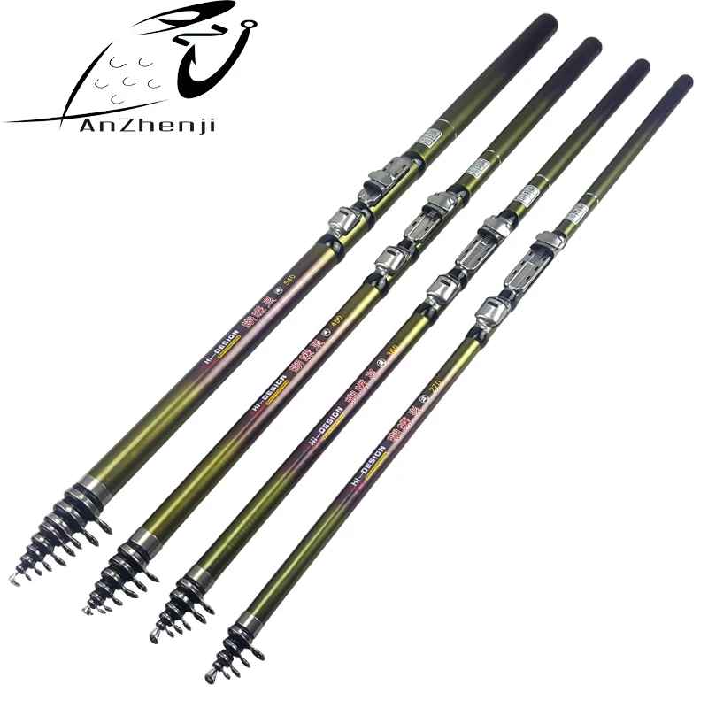 Горячая Распродажа телескопическая удочка из стекловолокна для рыбалки на