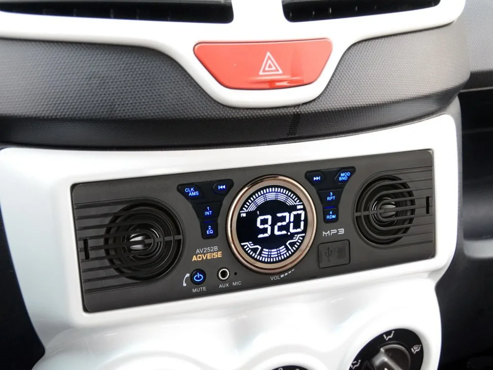 1 din автомобильный Радио MP3 аудио плеер Bluetooth hands free стерео FM Встроенный 2 колонки