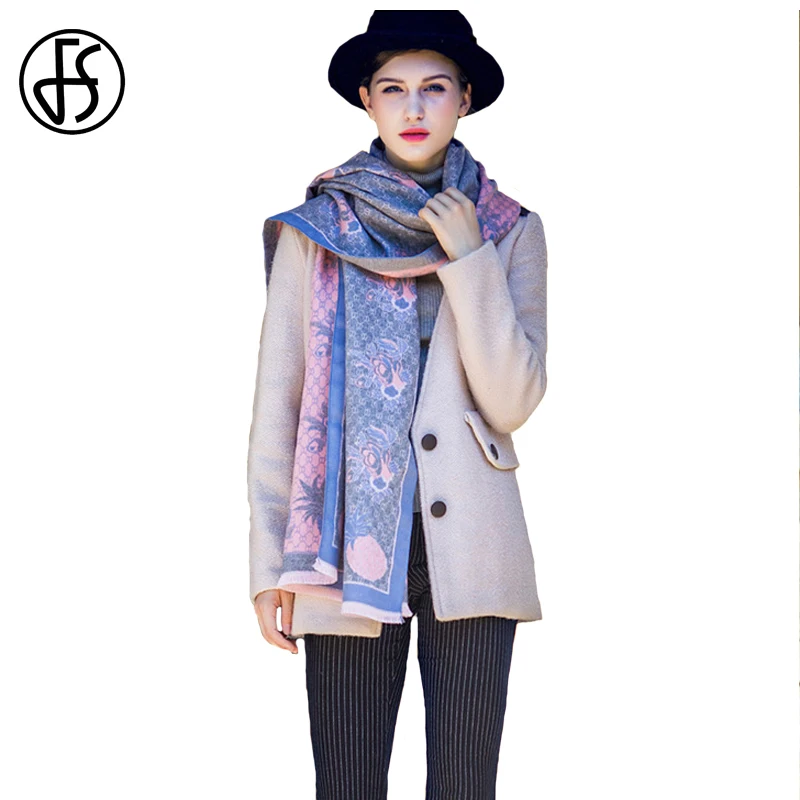 FS ананас цветочный кашемир одеяло шарф Сетка жаккард Теплые женские зимние