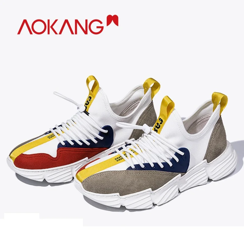 AOKANG/2019 Новое поступление мужская повседневная обувь светильник мужские туфли из