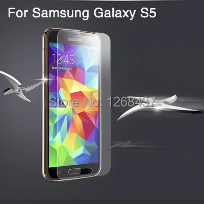 Explosion-Proof Premium Tempered Glass Screen Protector 0.2mm 2.5D for Samsung Galaxy S5 i9600 With Retail Package | Мобильные