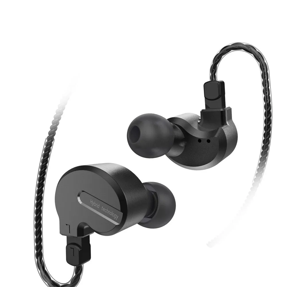 BQEYZ KB1 1BA + 2DD Гибридный привод металлические наушники в ухо HIFI DJ Monito спортивные для