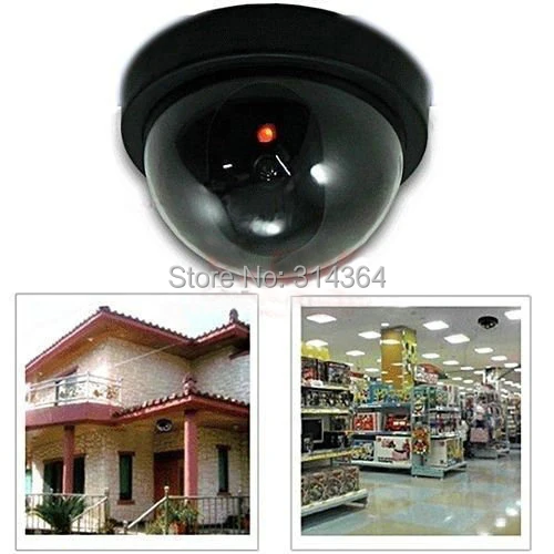 Поддельные пустышки купольная камера безопасности наблюдения мигание LED CCTV флэш
