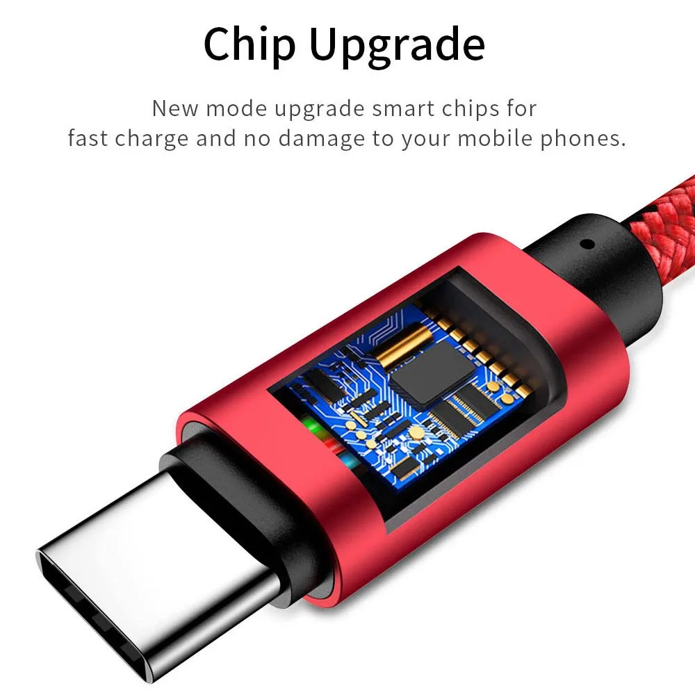 MUSTTRUE USB C type кабель для быстрой зарядки синхронизации данных oneplus 6t xiaomi mi 9 a2 usb c