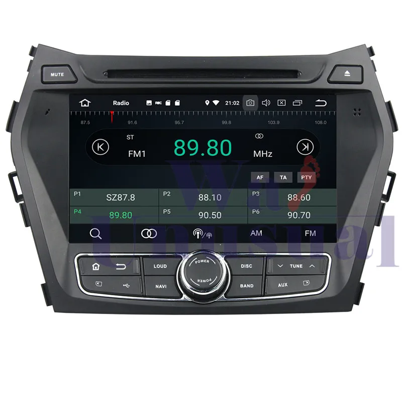Wanuary Octa Core Android 9 0 автомобильный DVD Autovideo плеер для Hyundai IX45/Santa Fe 2013-2014 GPS навигация 2 Din