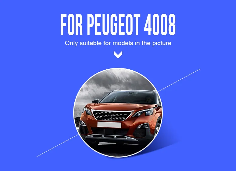 Vtear для peugeot 3008 GT 5008 аксессуары сиденье вентиляционное отверстие защитный Пылезащитный Чехол внутренние части 2 шт черный
