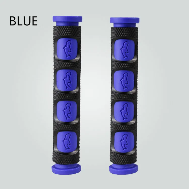 Синий Motorcycle Accessories Universal Moto E-bike Scooter Handlebar Moto Horn Corner Handle Slip Rubber Sleeve Handle Brake Grips - Цвет: Синий