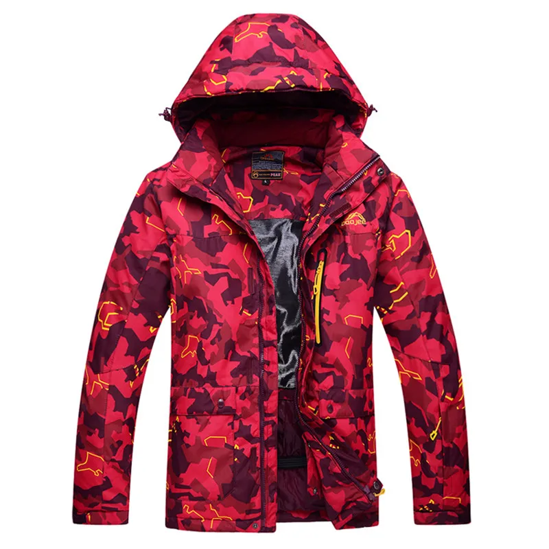 Новая зимняя Лыжная куртка для альпинизма лыжная большого размера Толстая