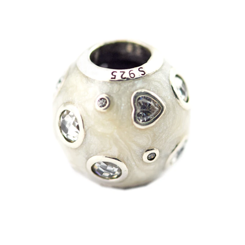 

Pearlescent Dreams Charm sterling silver jewelry Fit Original Bracelet & Necklace Beads for women DIY Fashion Jewelry