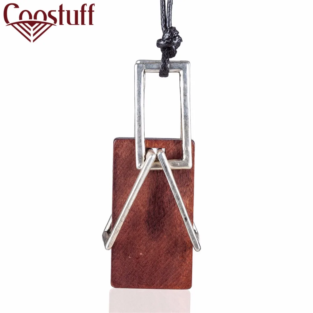 Новинка 2017 года деревянный кулон женские украшения Винтаж основа для кулонов и