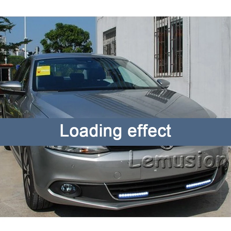 2X Автомобильный светодиодный дневной ходовой светильник 6 LED DRL Для Jeep Renegade Wrangler