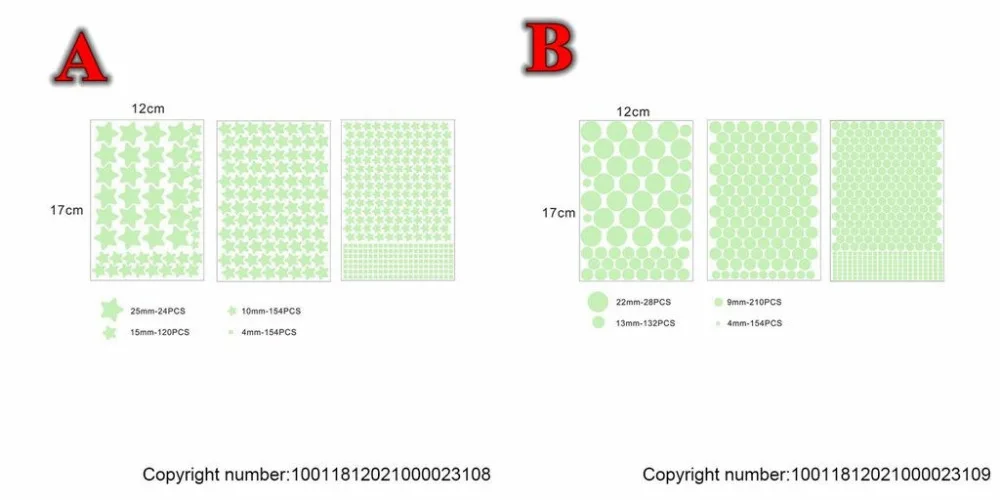 3D звезды светится в темноте флуоресцентные настенные наклейки Декорации для