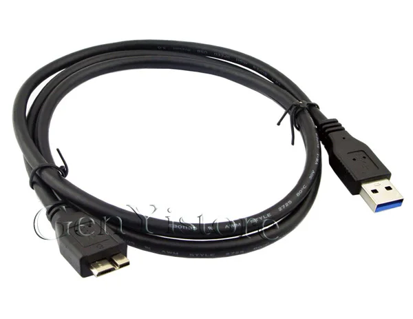 3FT 3 Фута USB 3.0 Мужчина к Micro B Мужской кабель Для Galaxy Note N9000 N9005 Высокая Скорость