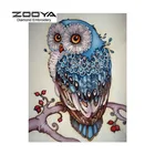 5D алмазная живопись сделай сам, кристалл в виде совы, алмазная живопись, вышивка крестиком, Красивая голубая сова, животное для рукоделия, домашний декор, BJ935