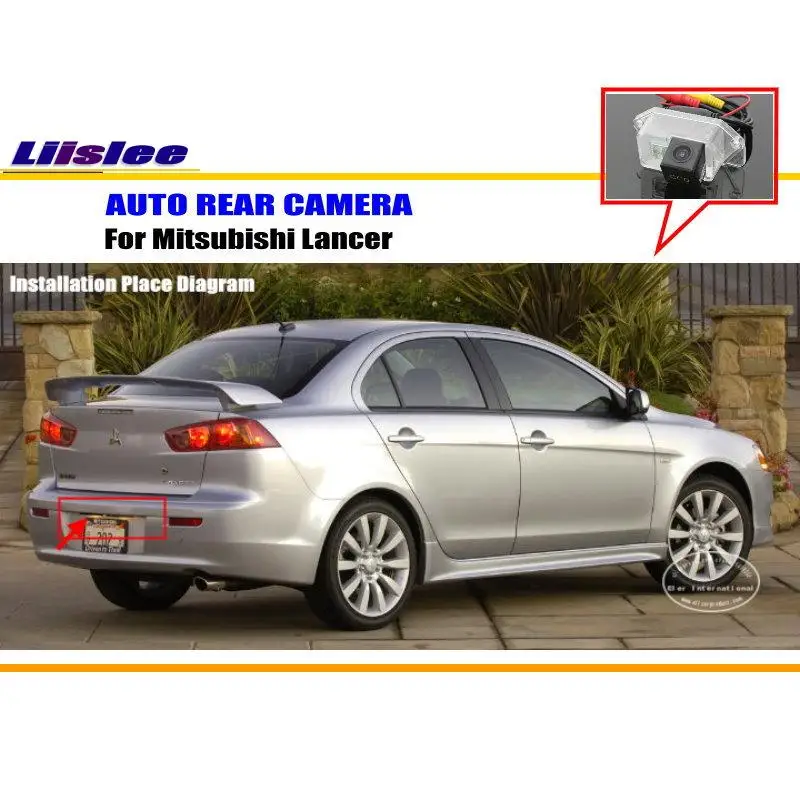 Liislee Автомобильная задняя камера для Mitsubishi Lancer/задняя парковочная камера/HD CCD RCA