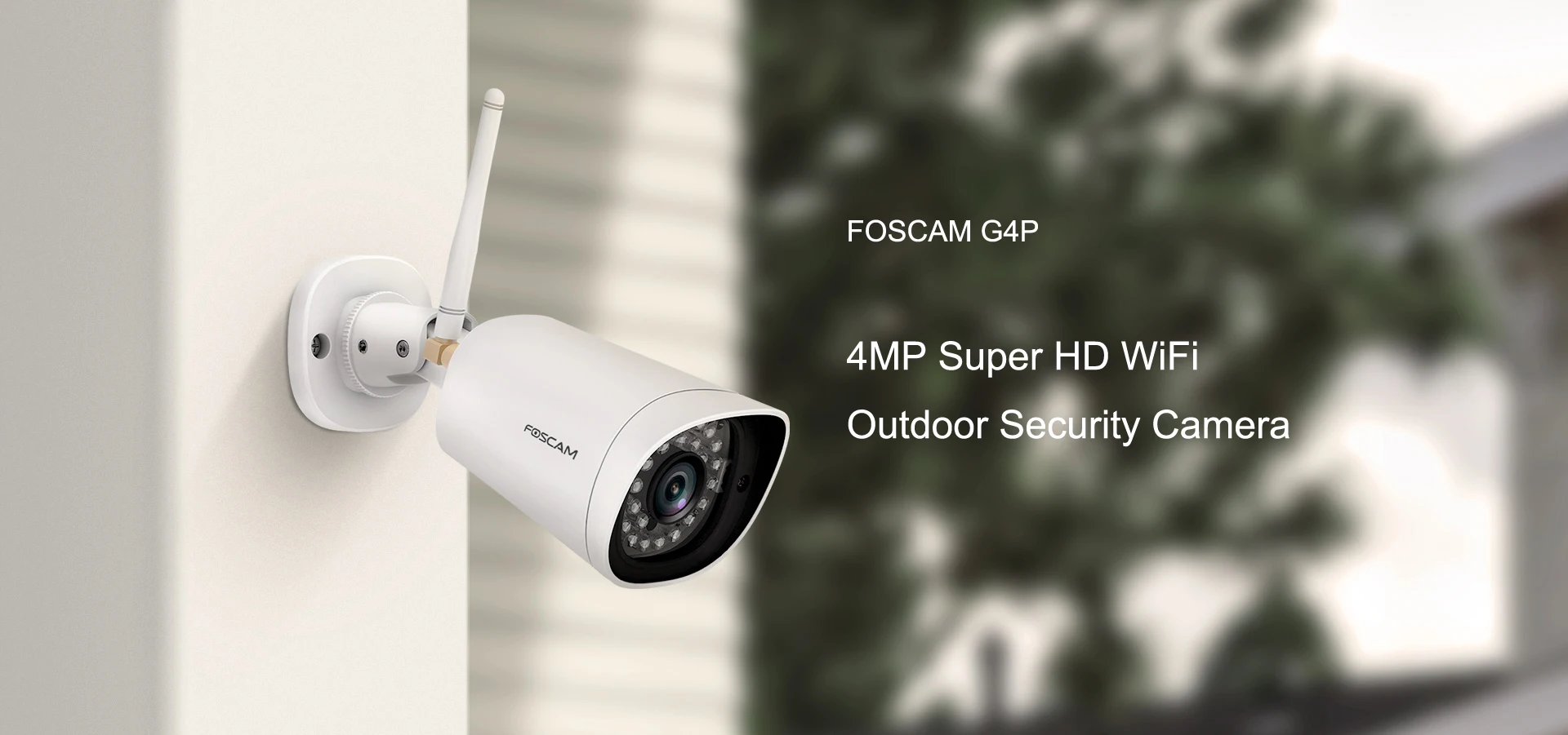 Foscam G4P супер HD 4MP(2 K) WiFi Водонепроницаемая камера безопасности с детектором движения человека 66 футов ночного видения Пуля IP камера