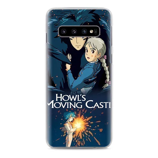 Чехлы для телефона Studio Ghibli Howl's Moving замок для samsung Galaxy S8 S9 S10 Plus S10e M10 M20 M30 A10 A30 A50 Жесткий Чехол для задней панели ПК - Цвет: 12