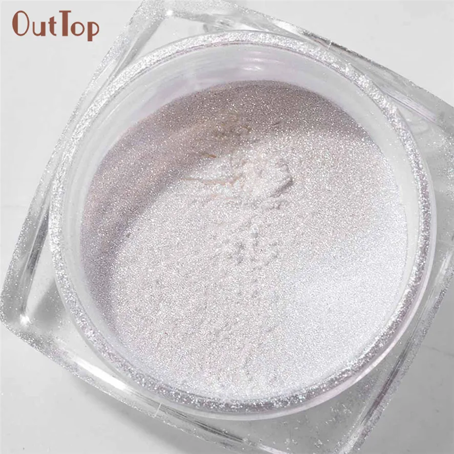Новый бренд OutTop порошок для ногтей неоновый зеркальный блестящий эффект
