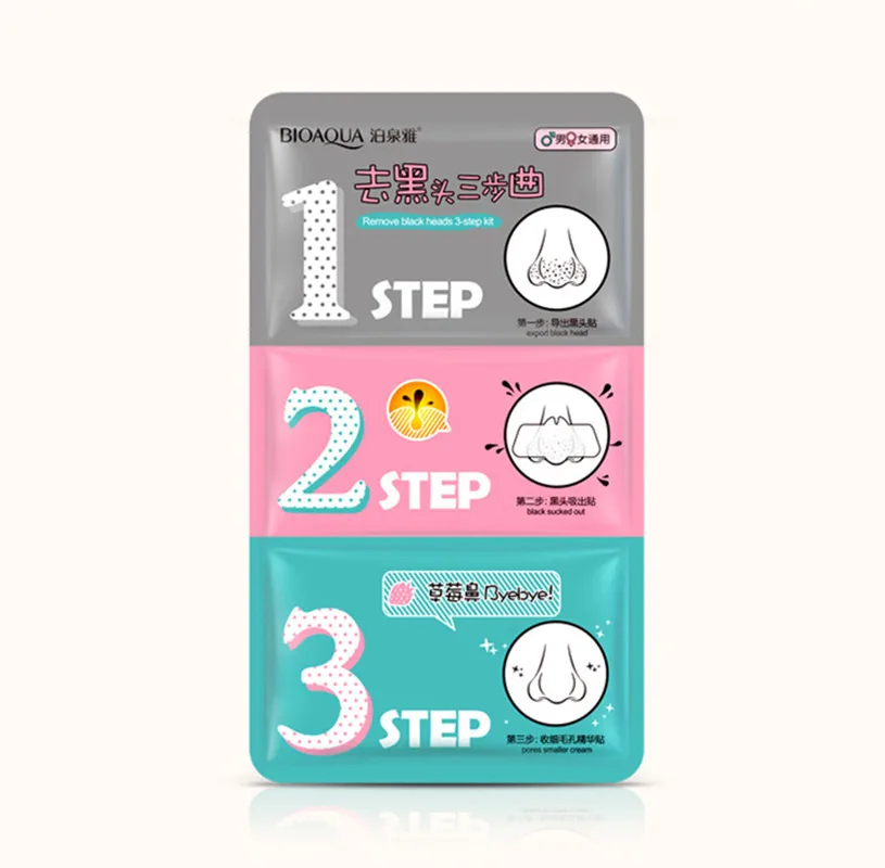 1 шт. Pig Nose маска для удаления угрей инструмент прыщей Clear Black Head 3 шага Красота