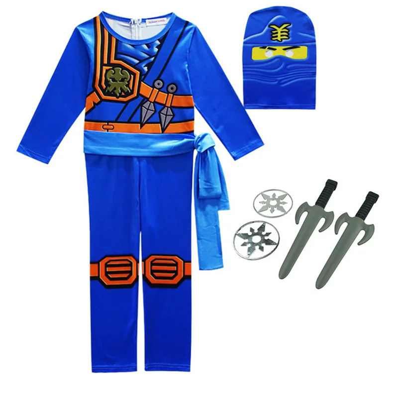 Ninjago/костюмы для мальчиков и девочек костюм на Хэллоуин детей Рождественский