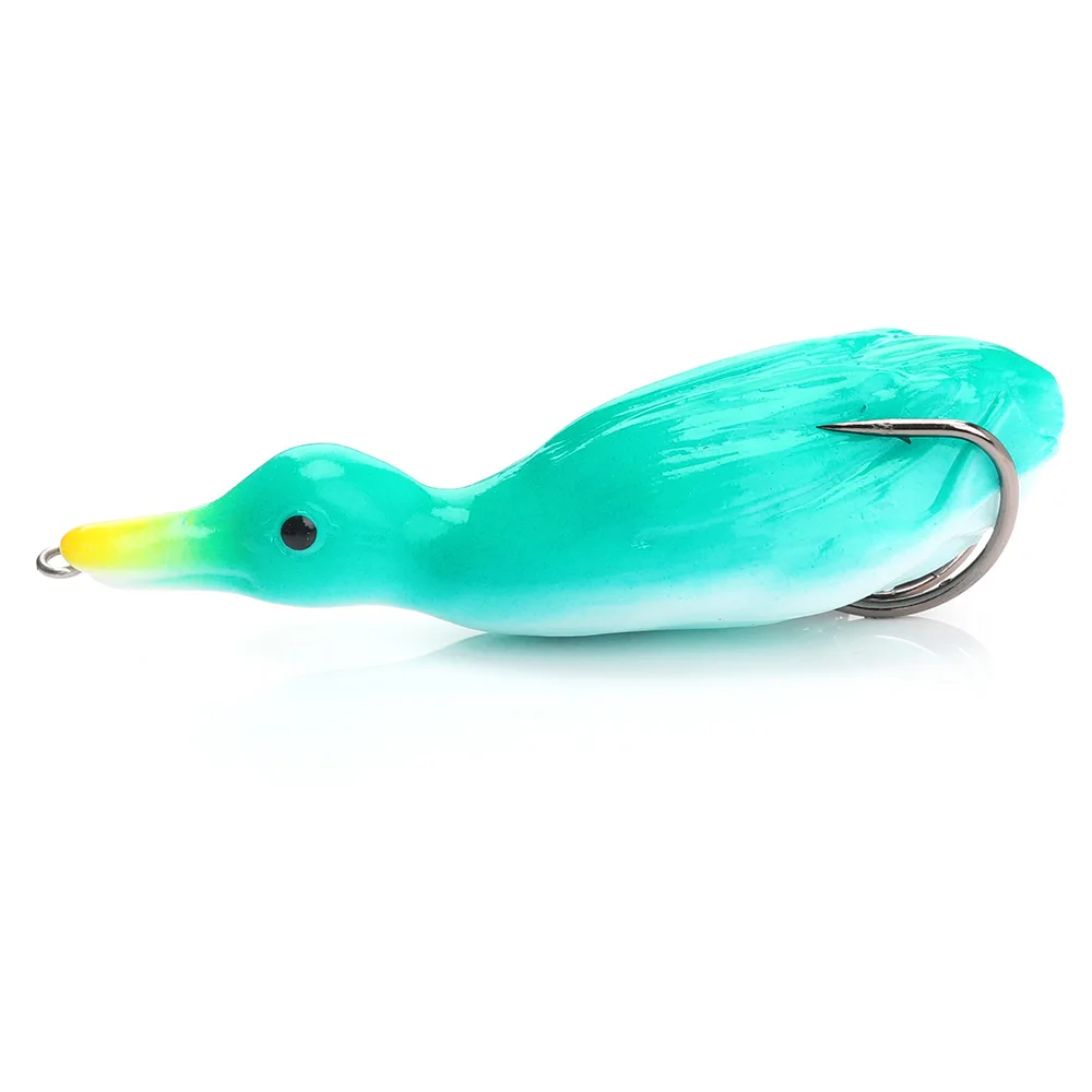 Color D TREHOOK 10 см 20 г Плавающая Утка Мягкая приманка Shad воблеры Силиконовые Рыболовные Приманки червяк искусственная приманка на щуку рыболовные снасти, воблер - Цвет: Color D